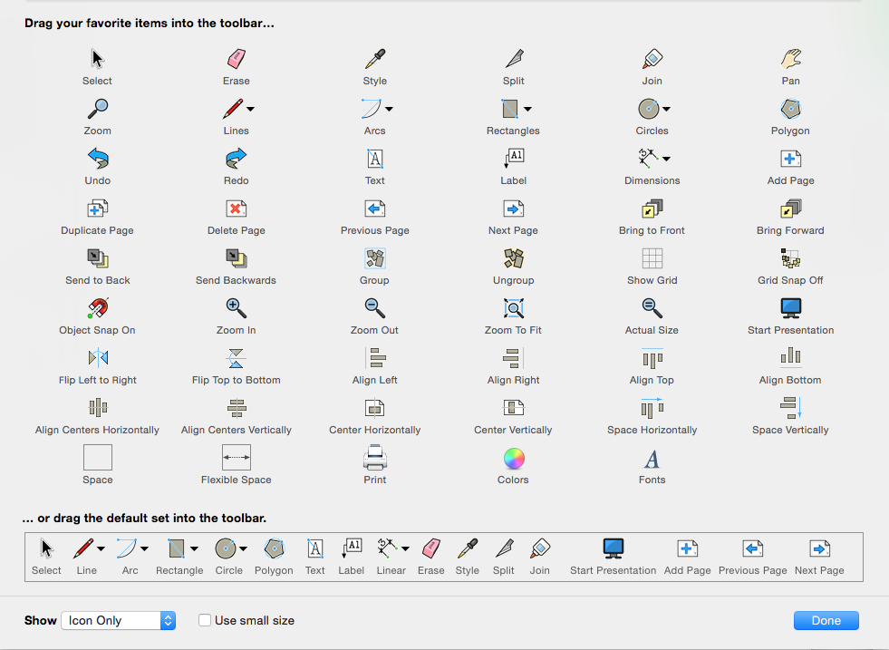 Customizing Toolbars and Menus | SketchUp Help