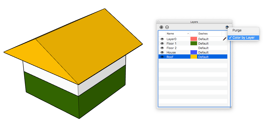 sketchup layers panel