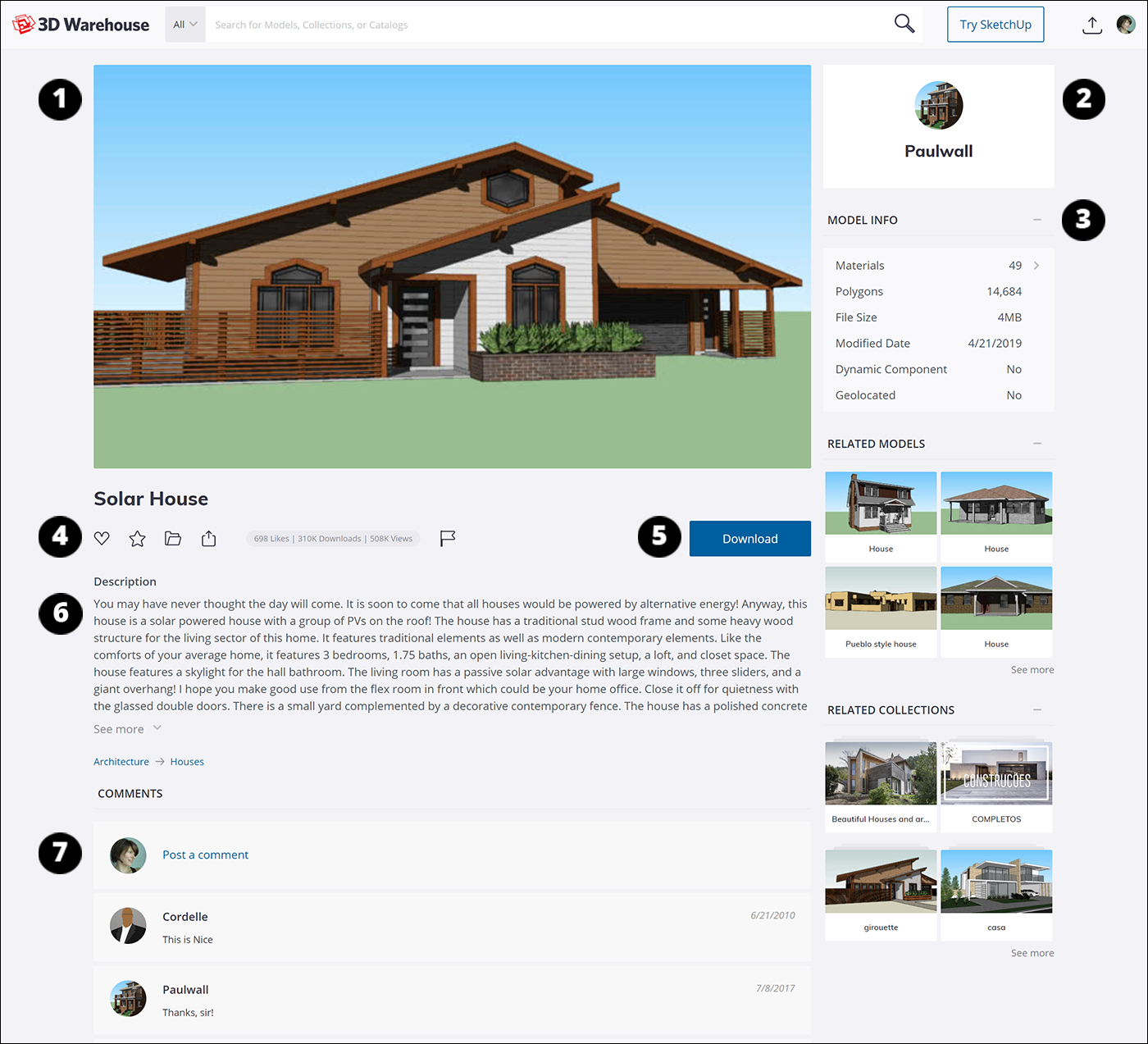 how to edit a model from 3d warehouse sketchup