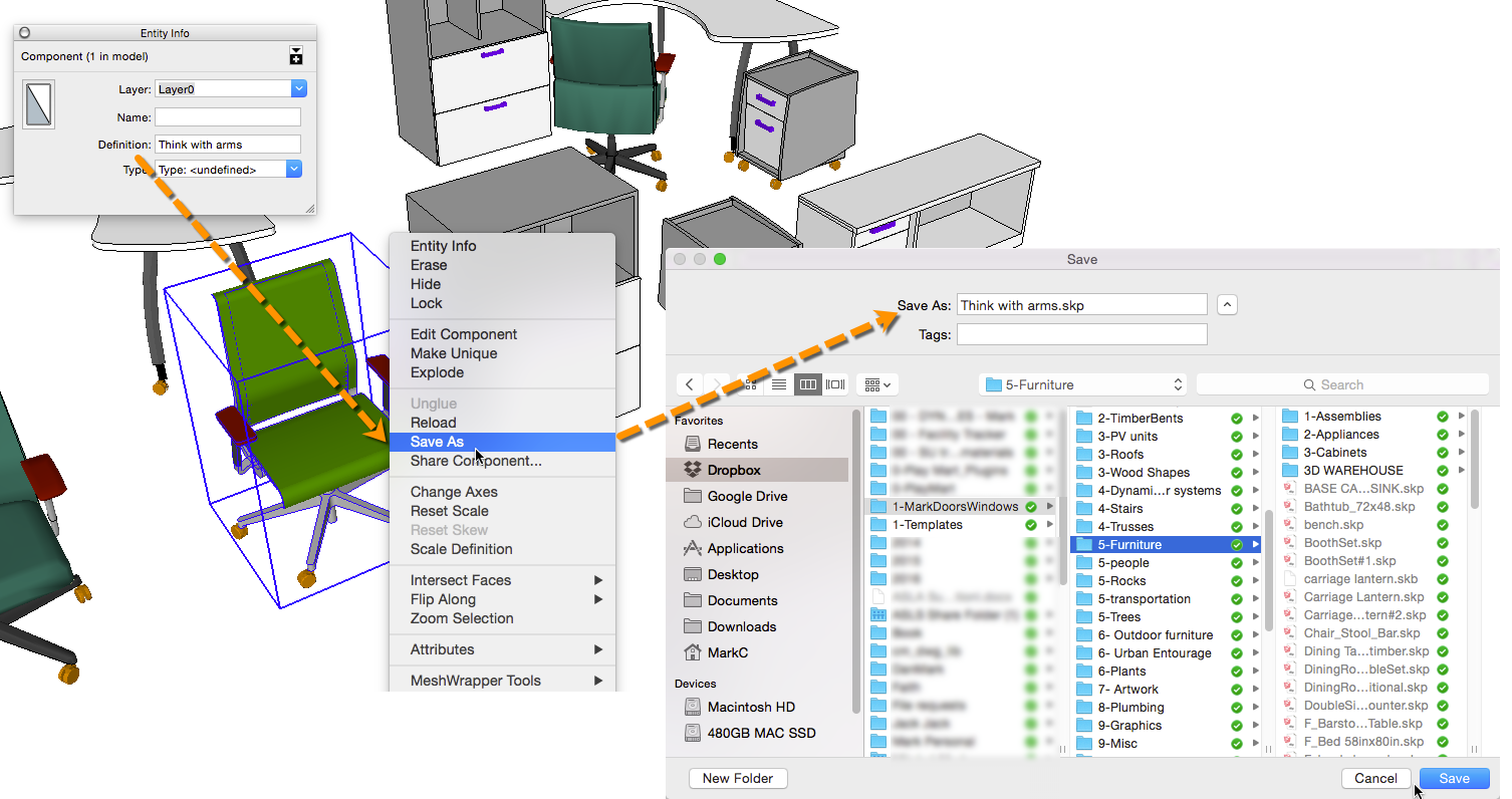 components in sketchup 17