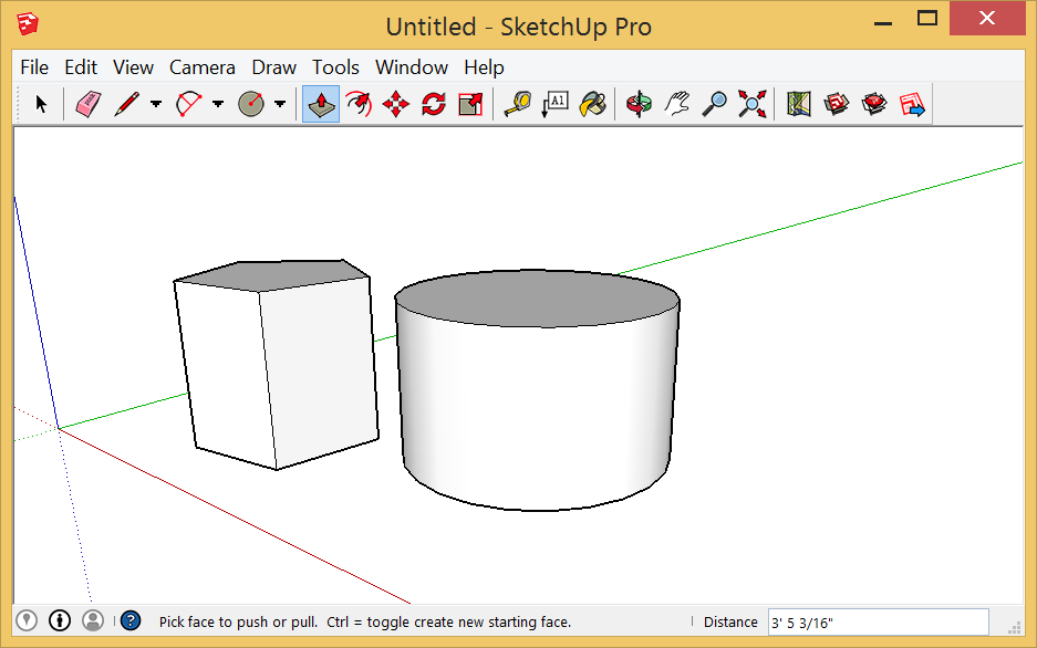 Drawing Basic Shapes | SketchUp Knowledge Base