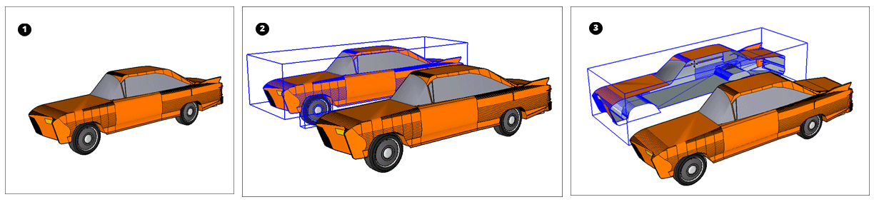 Flipping Mirroring Rotating And Arrays Sketchup Help