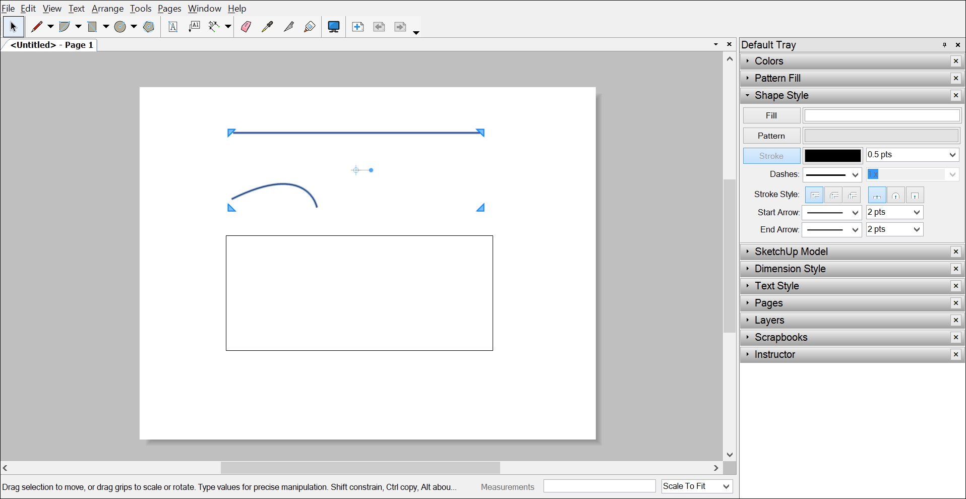 sketchup 17 how to shade pices of a model