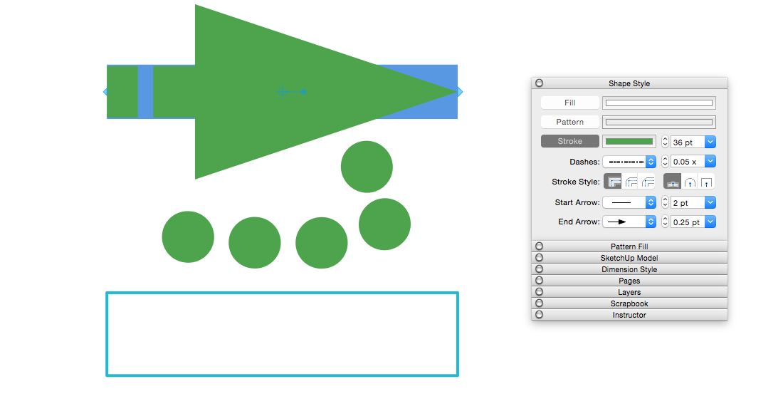 sketchup 17 how to shade pices of a model