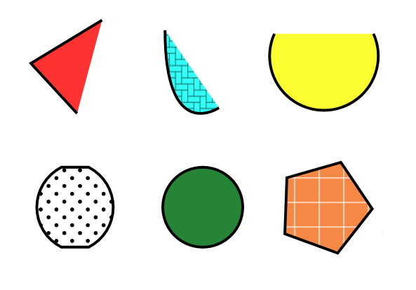 Geometric Shapes and Colors in English