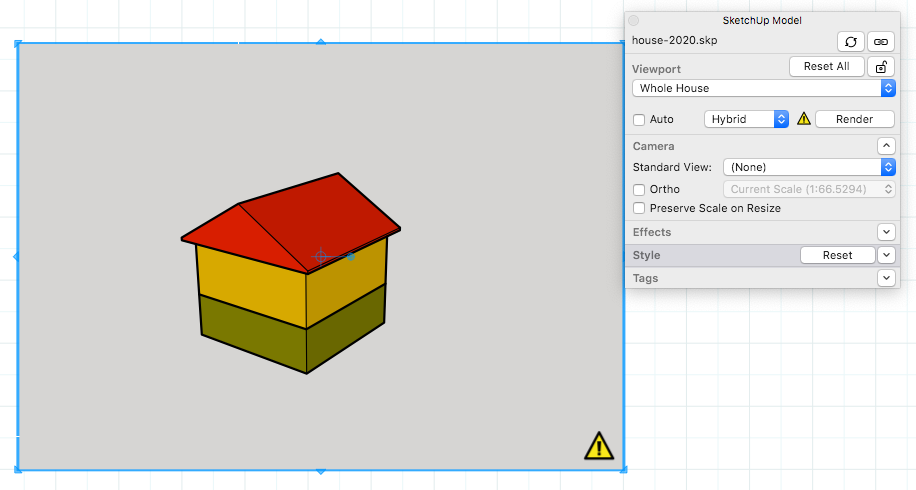 Editing A Sketchup Model S View And Style Settings In Layout