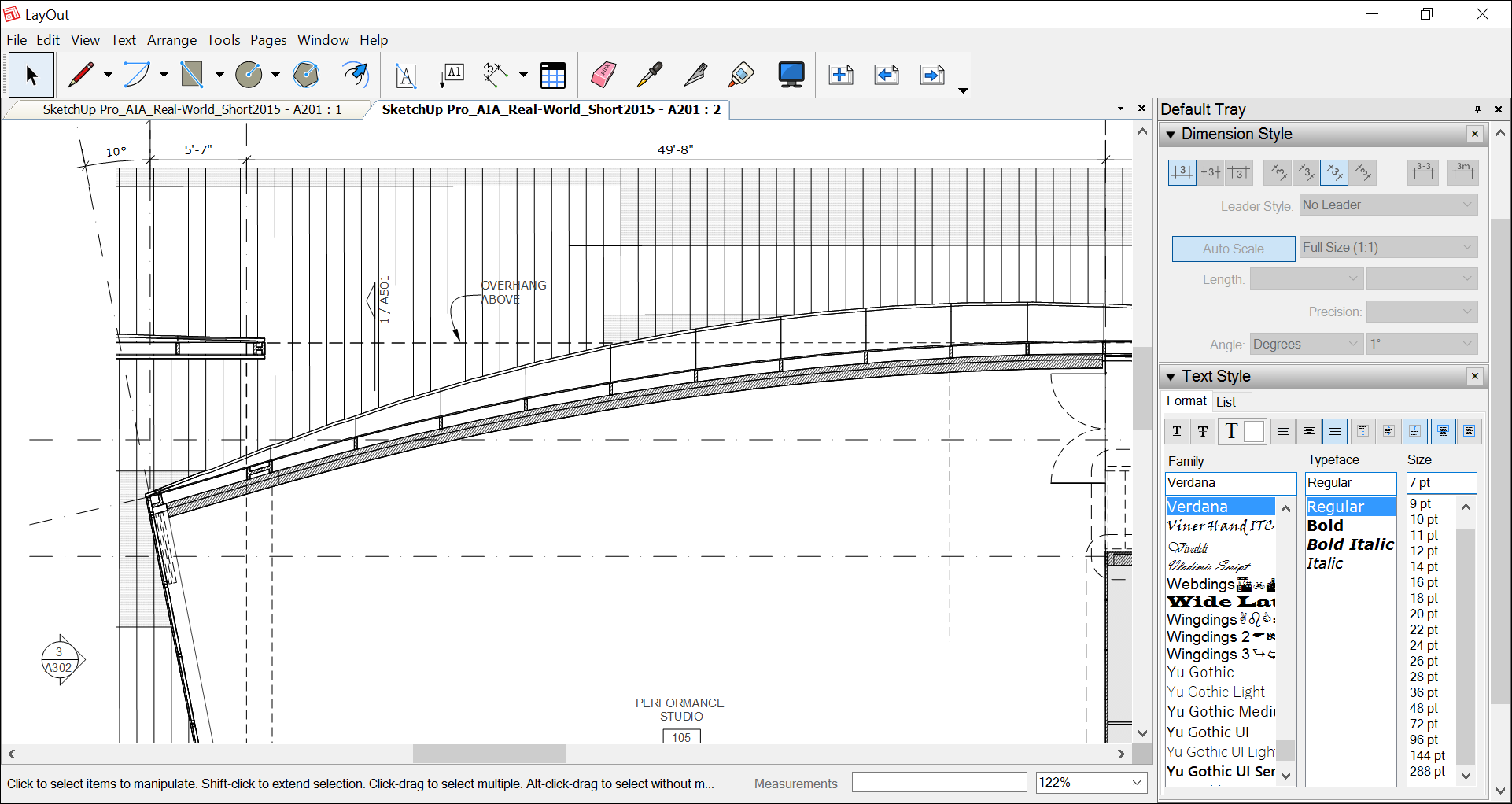 Layout sketchup чертежи