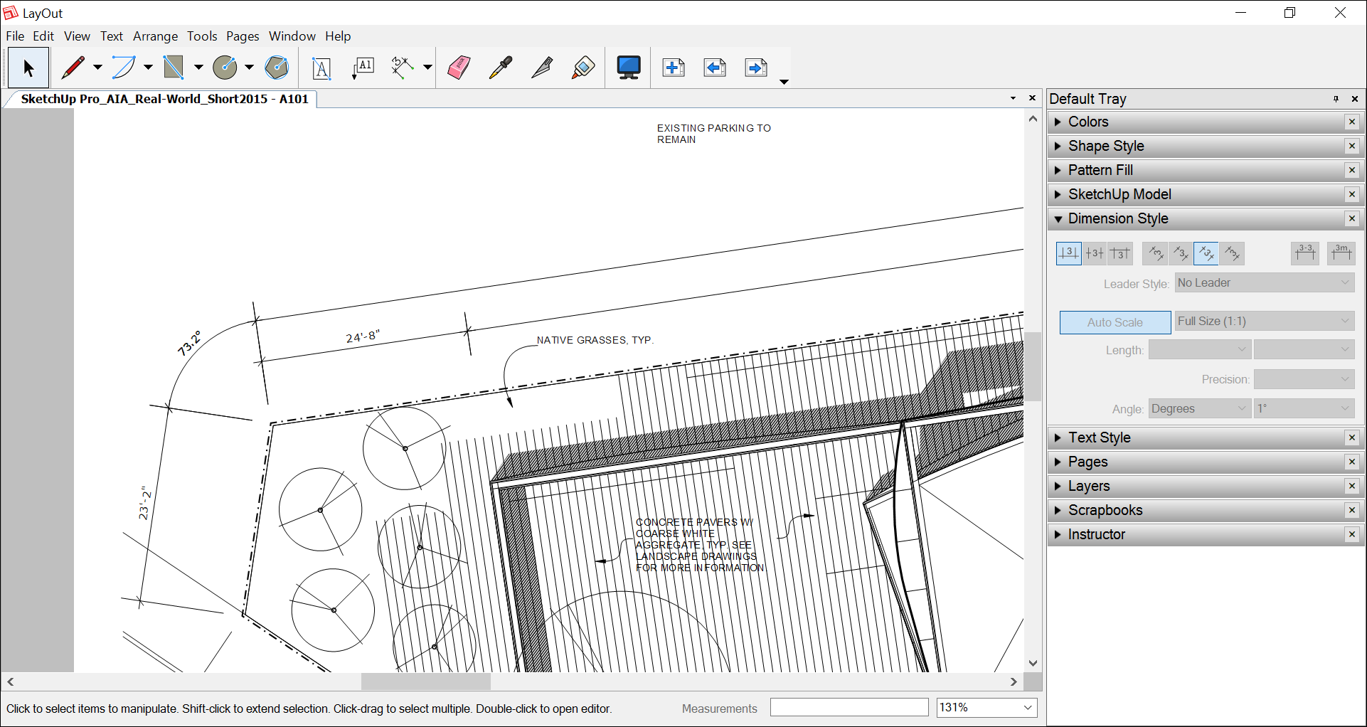 Add text, arrows, lines, areas on the 2D plan