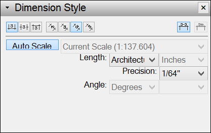 LayOut enables you to style dimension text and units in the Dimension Style panel.