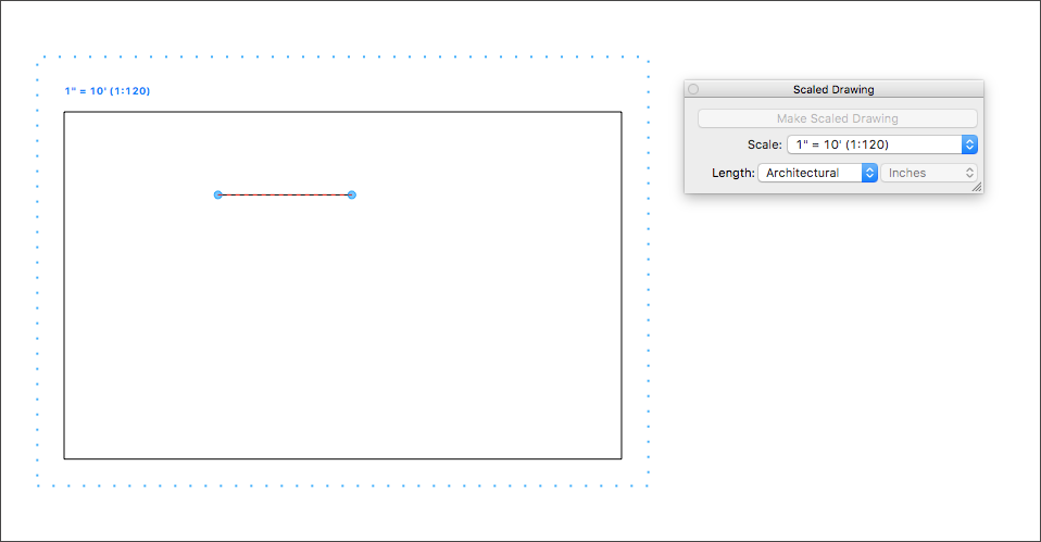 To create a scaled drawing from scratch in LayOut, use the Scaled Drawing panel