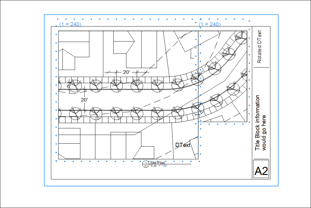 architecture diagram layout scale