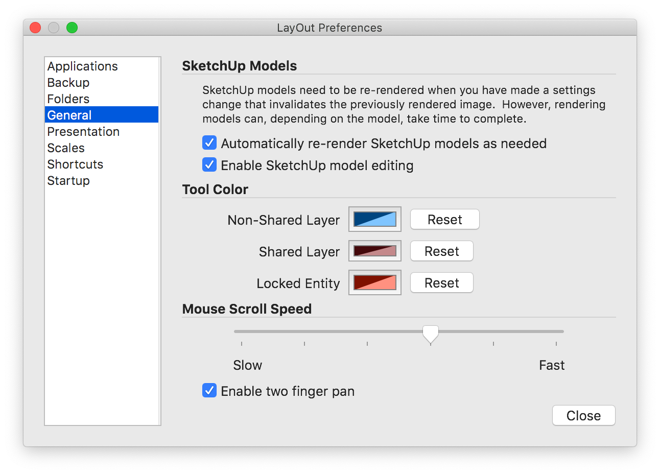 which button on mac is used for text document navigation