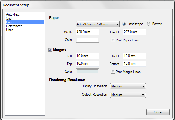 change paper size in pdfpenpro