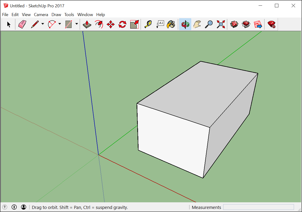 “軌道”工具可更改3D模型的視圖。