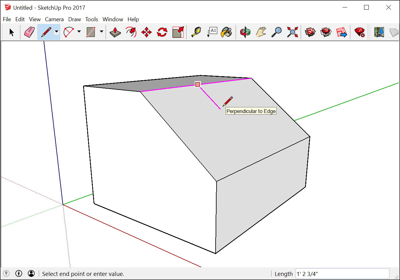 Introducing Drawing Basics And Concepts Sketchup Help