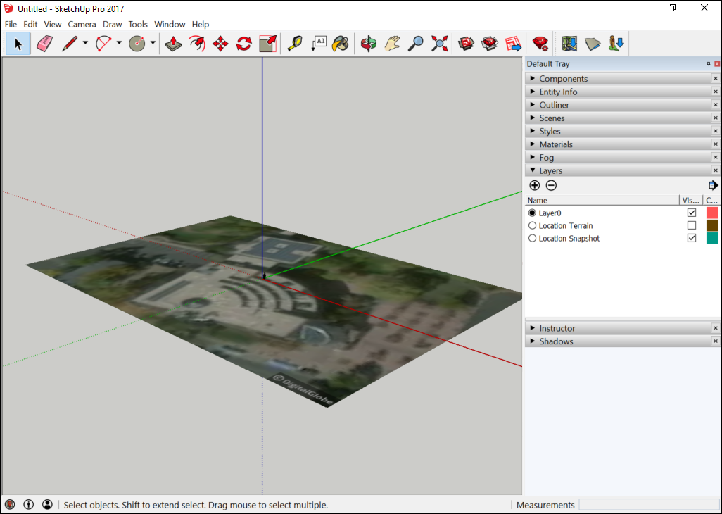 Importing Preexisting Terrain into SketchUp (and Geolocate ...