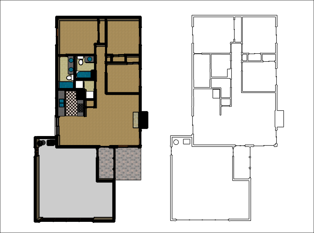 sketch up floor plan