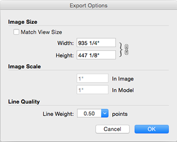 export revit to sketchup with design options