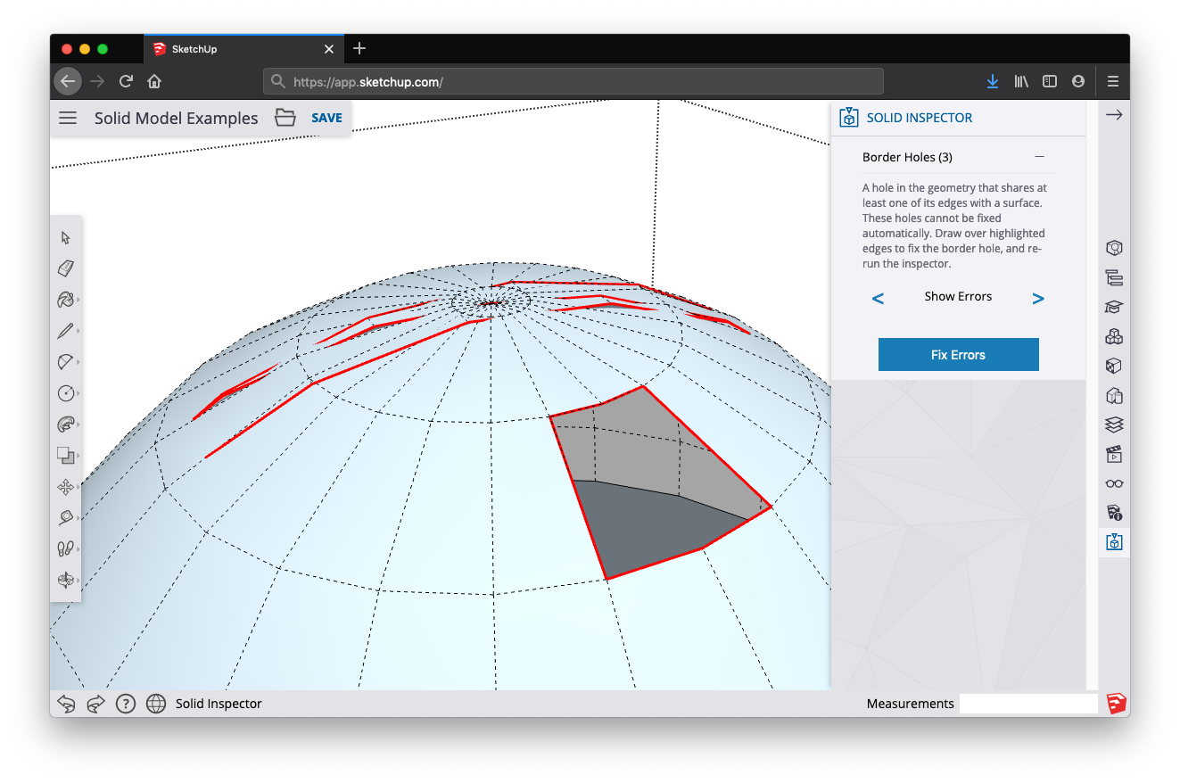 sketchup make an object solid