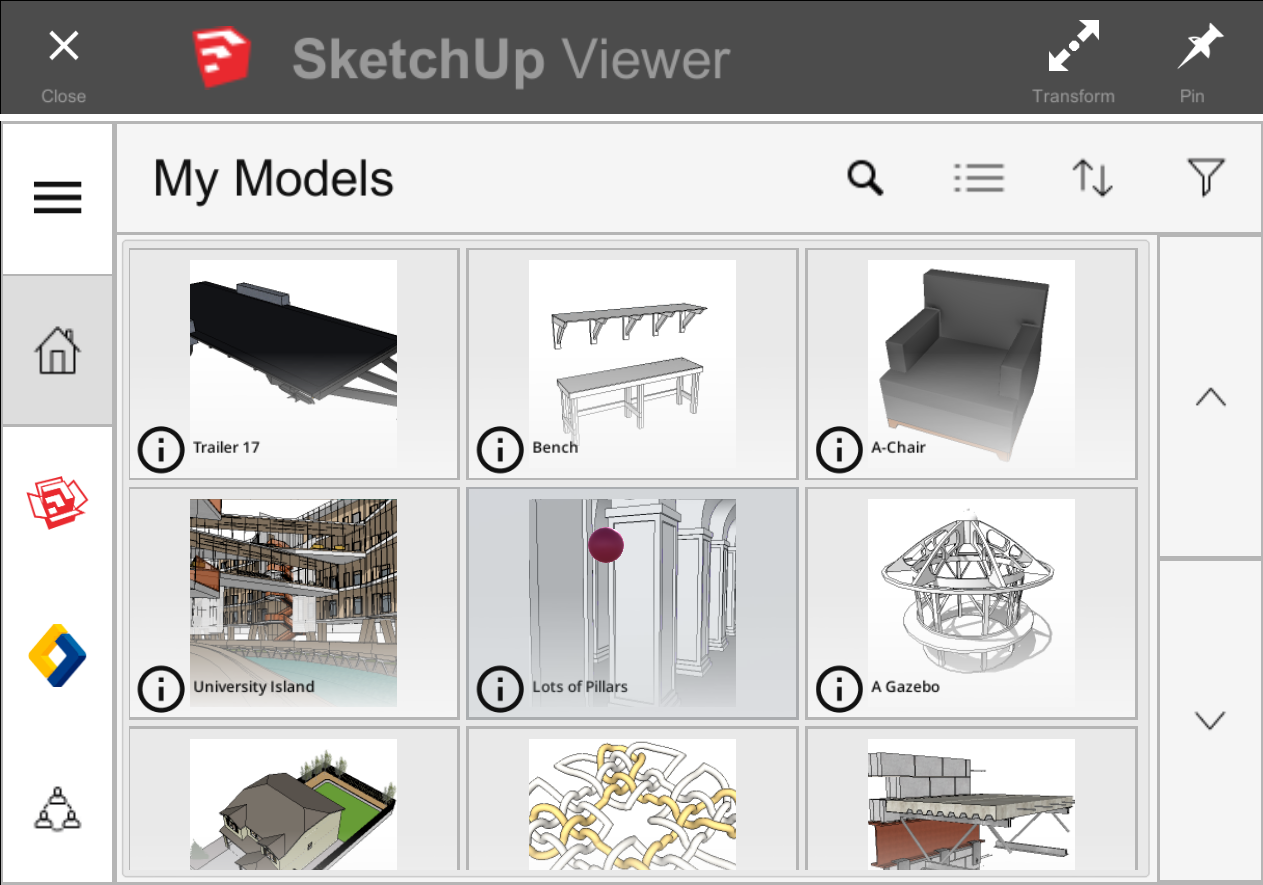 In SketchUp Viewer for HoloLens the the cursor is a red dot that follows your gaze
