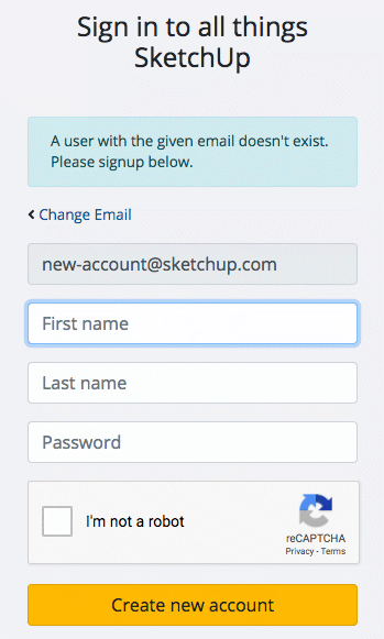 trimble sketchup login